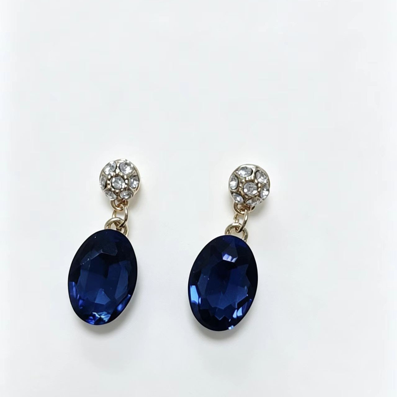 Korean-style High-end Crystal Earrings For Women