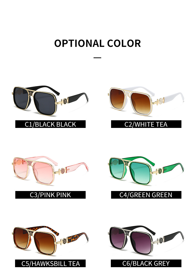 Womens Large-frame Metal-frame Sunglasses Casual And Sophisticated Ef16b622 5c15 4991 Bc71 616ae7cdd0c8