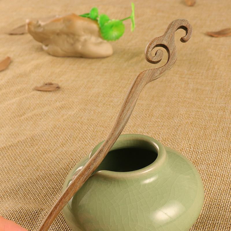 Green Sandalwood Hairpin Hairpin Antiquity Hair Clasp 7