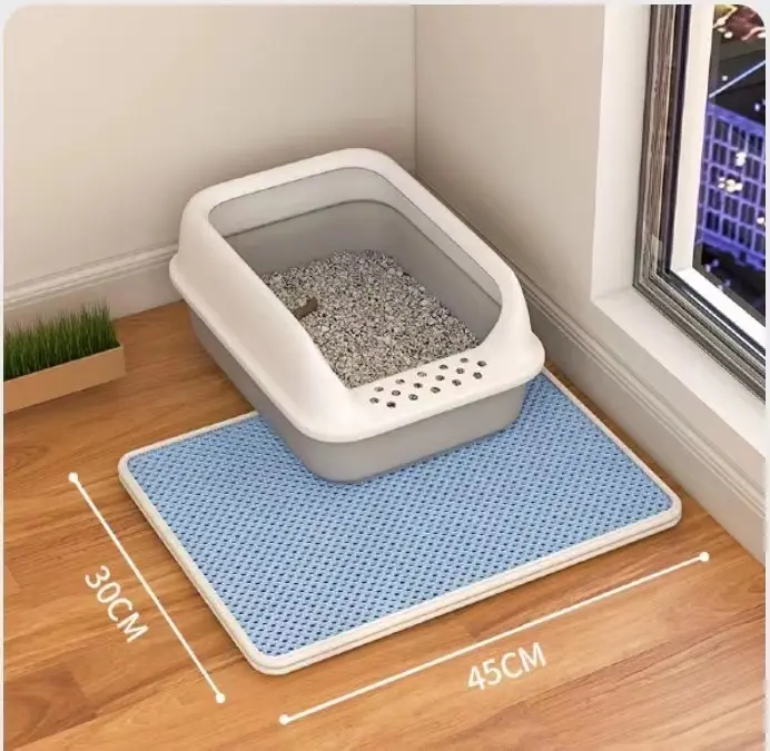 Cat Litter Mat Double Layer Filter Anti-bring