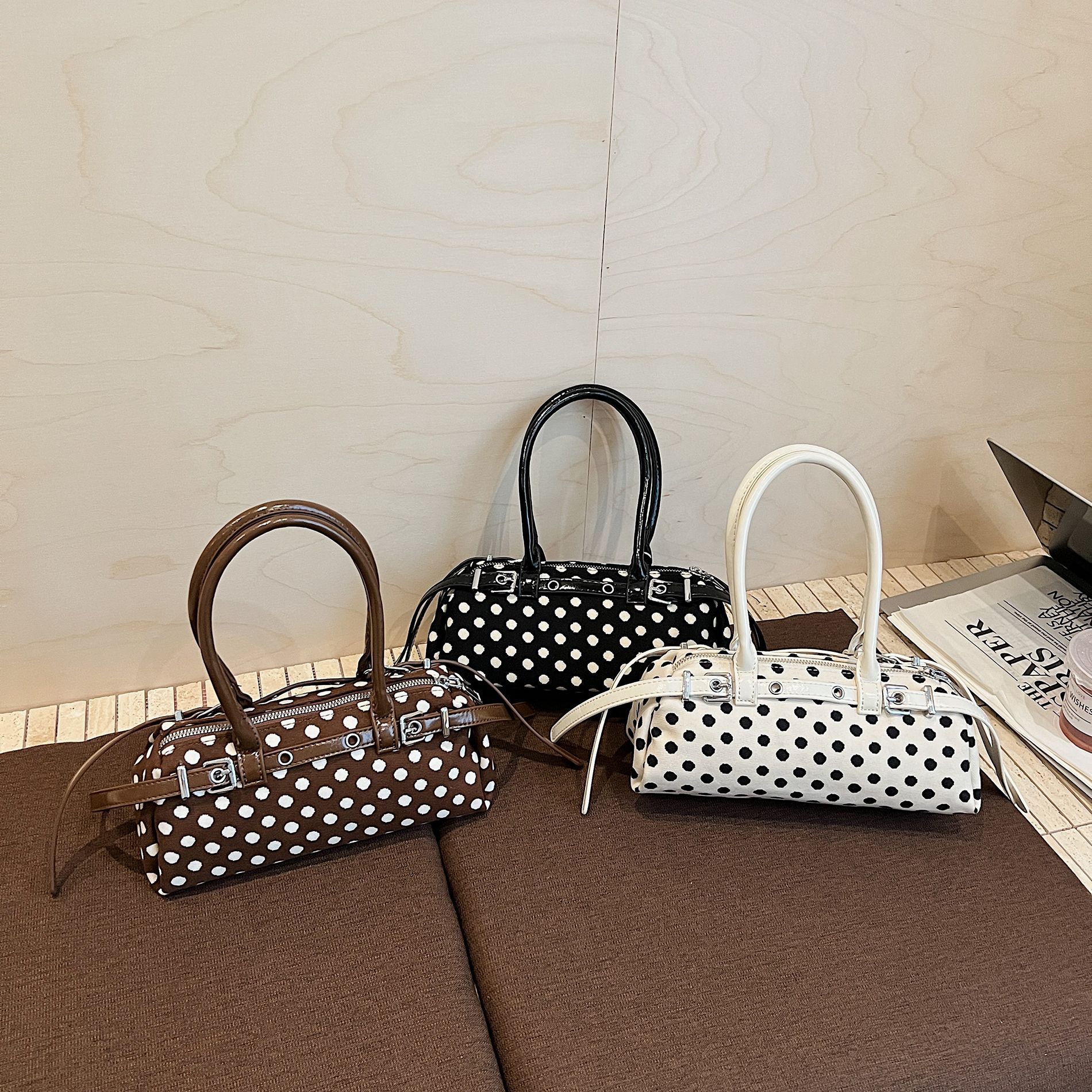 Fashion-forward Polka-dot Tote Bag