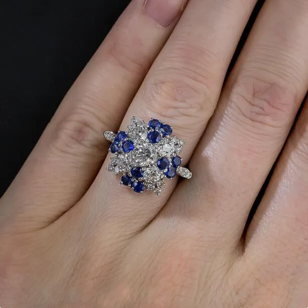 European And American Retro Sapphire Ring Kyra0405 - Shop at LoveMi