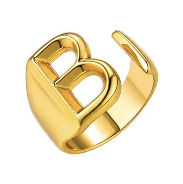 Women's Personality Fashion 26 English Letters Ring