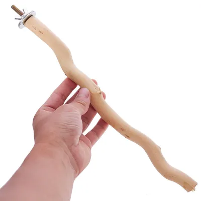 Pet Parrot Solid Wood Bird Stand Toy