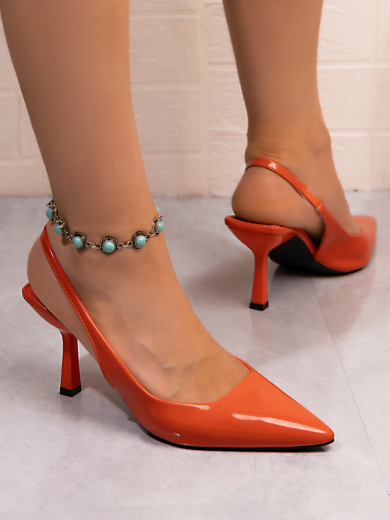 Pointed Toe Heels Heel Height Detail – Sarah Express