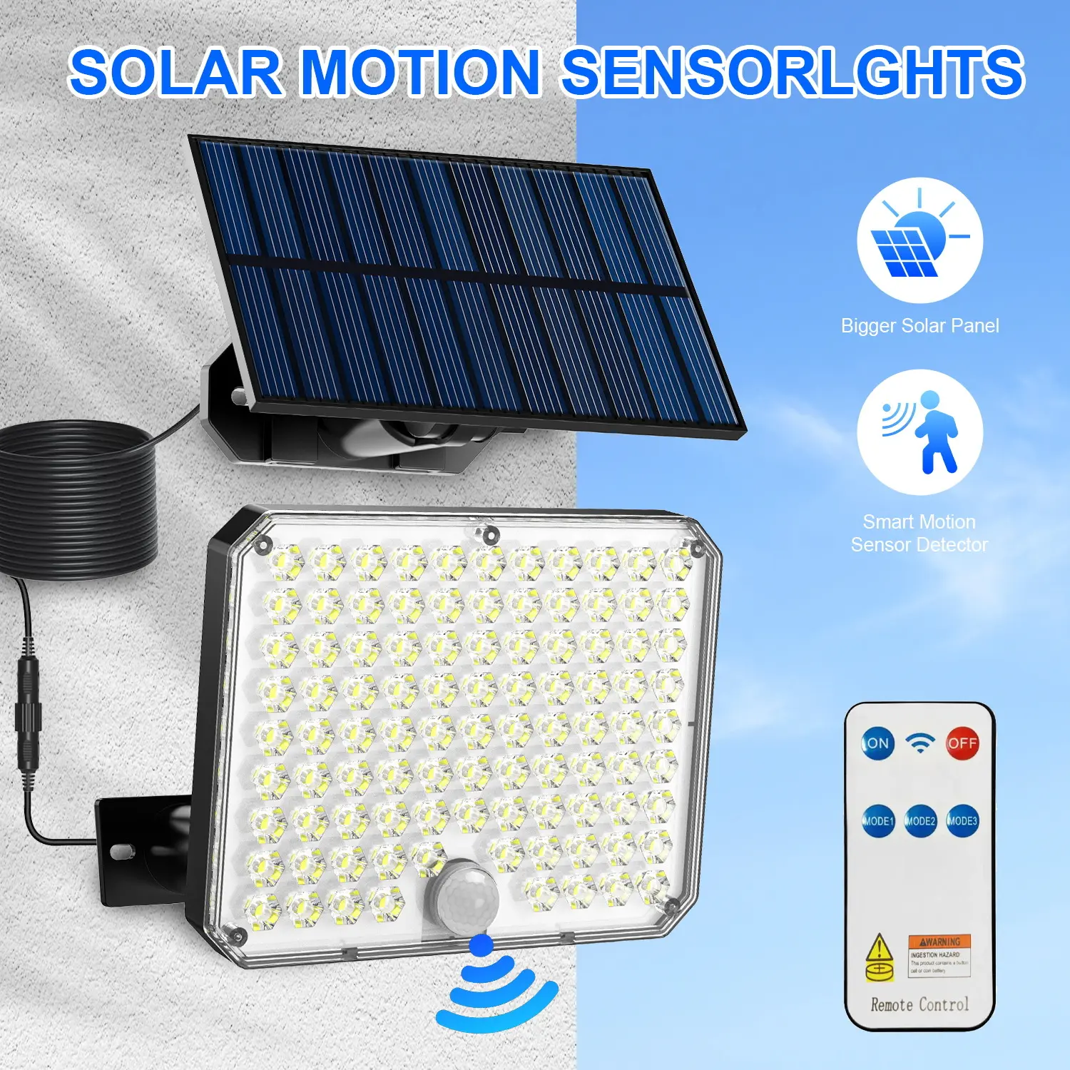 Solar-powered Outdoor Courtyard Light