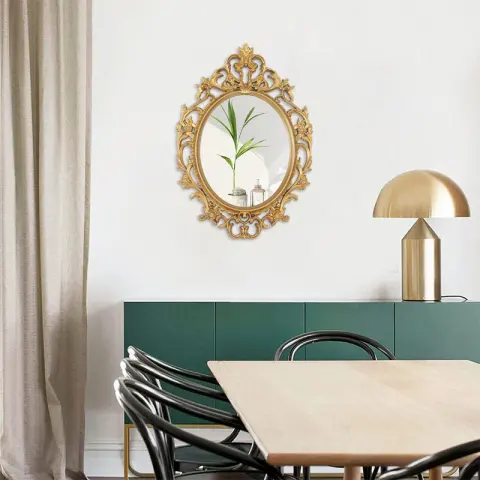 Classical Oval Decoration Retro Mirror