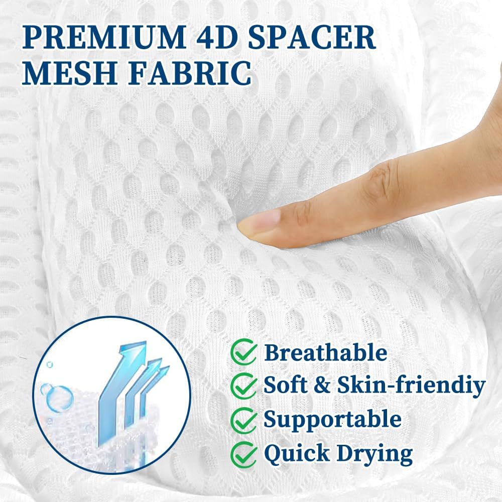 4D Penguin Butterfly Bathtub Pillow Bathroom Pillow - Image 2