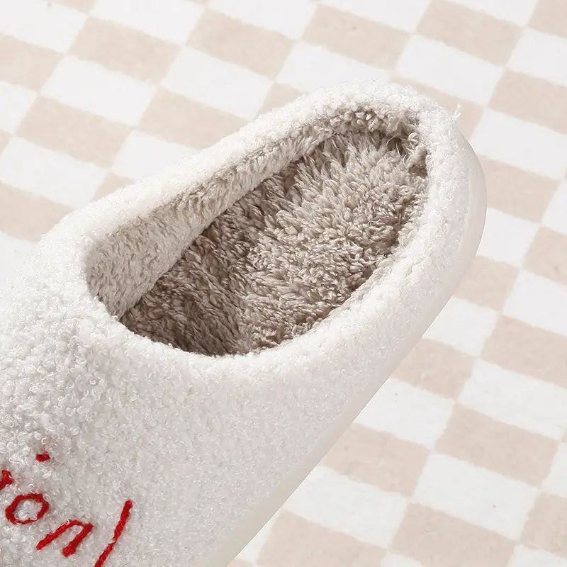 Cartoon Thermal Winter Cotton Slippers Platform