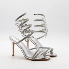 Stiletto Heel Fashion High Heels All-matching Women's Shoes - Silver - View 1
