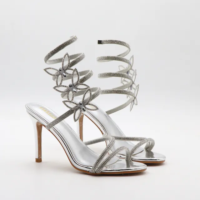 Stiletto Heel Fashion High Heels All matching Women's Shoes Silver - Shop at LoveMi