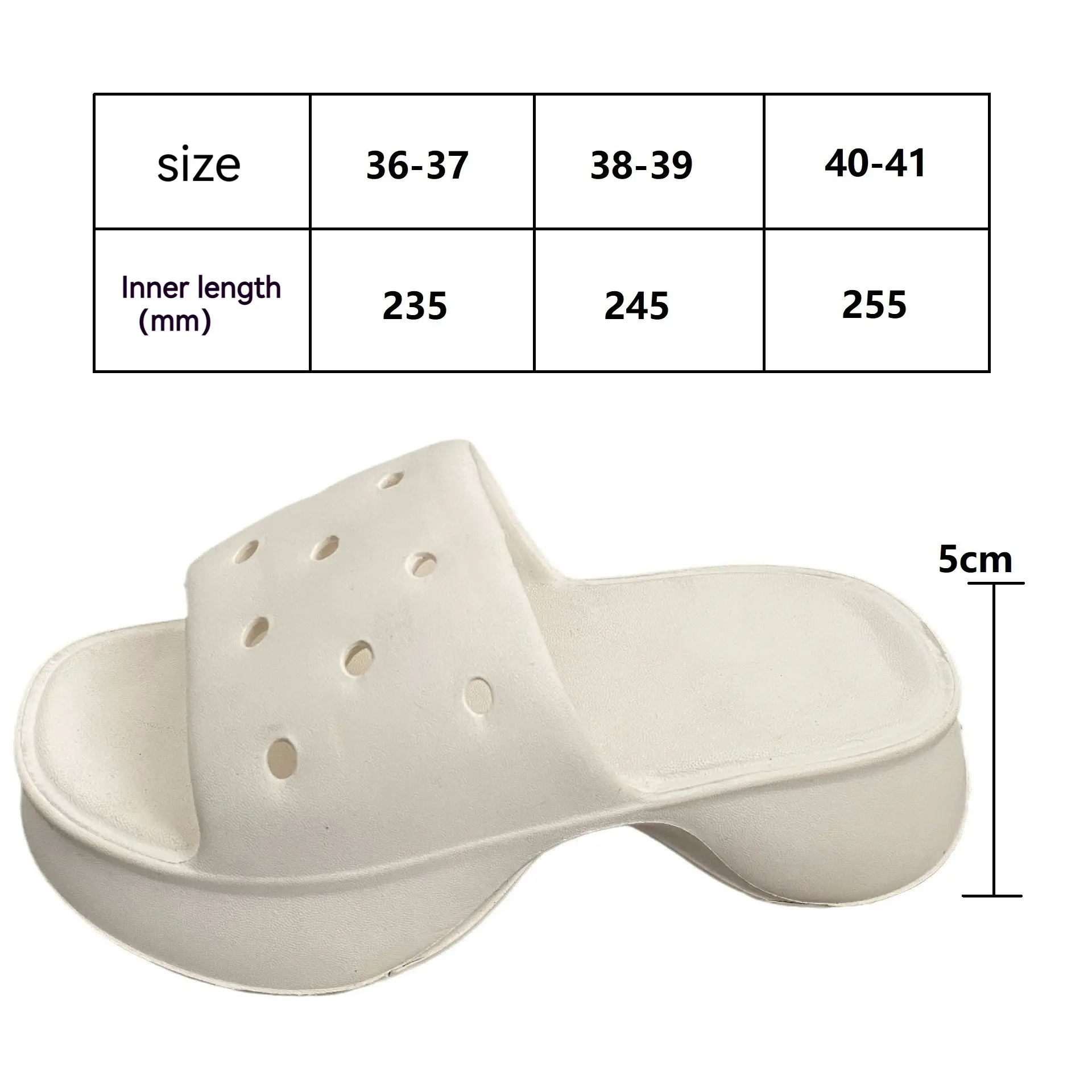 Women's Summer Round Toe Home Thick-soled Slippers