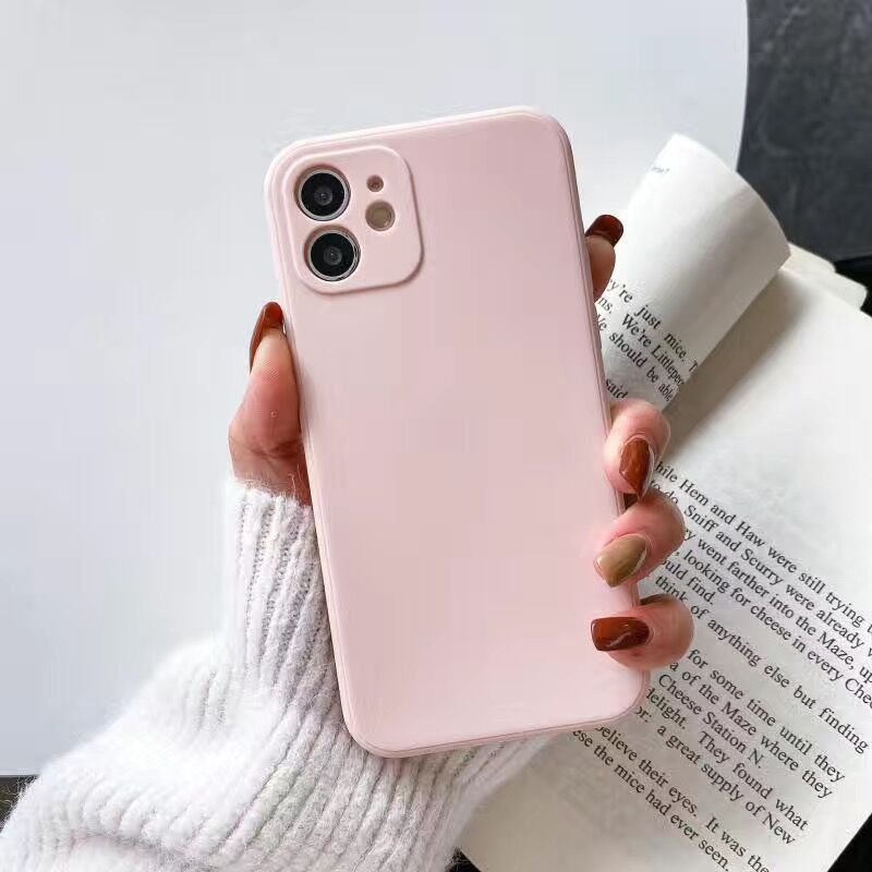 Straight Edge Liquid Silicone Protective Sleeve Phone Case - Image 4