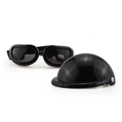PET Helmet Helmet Dogs And Cats Headwear - S Suit Helmet Glasses - View 1