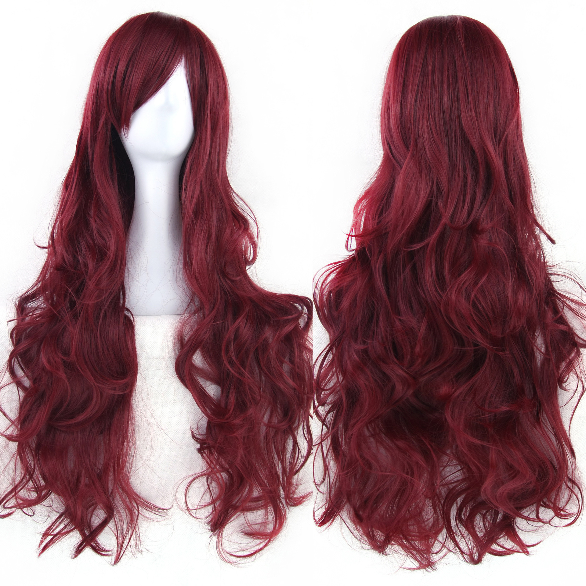Pure Color All-matching COS Long Curly High-temperature Fiber Wig 14