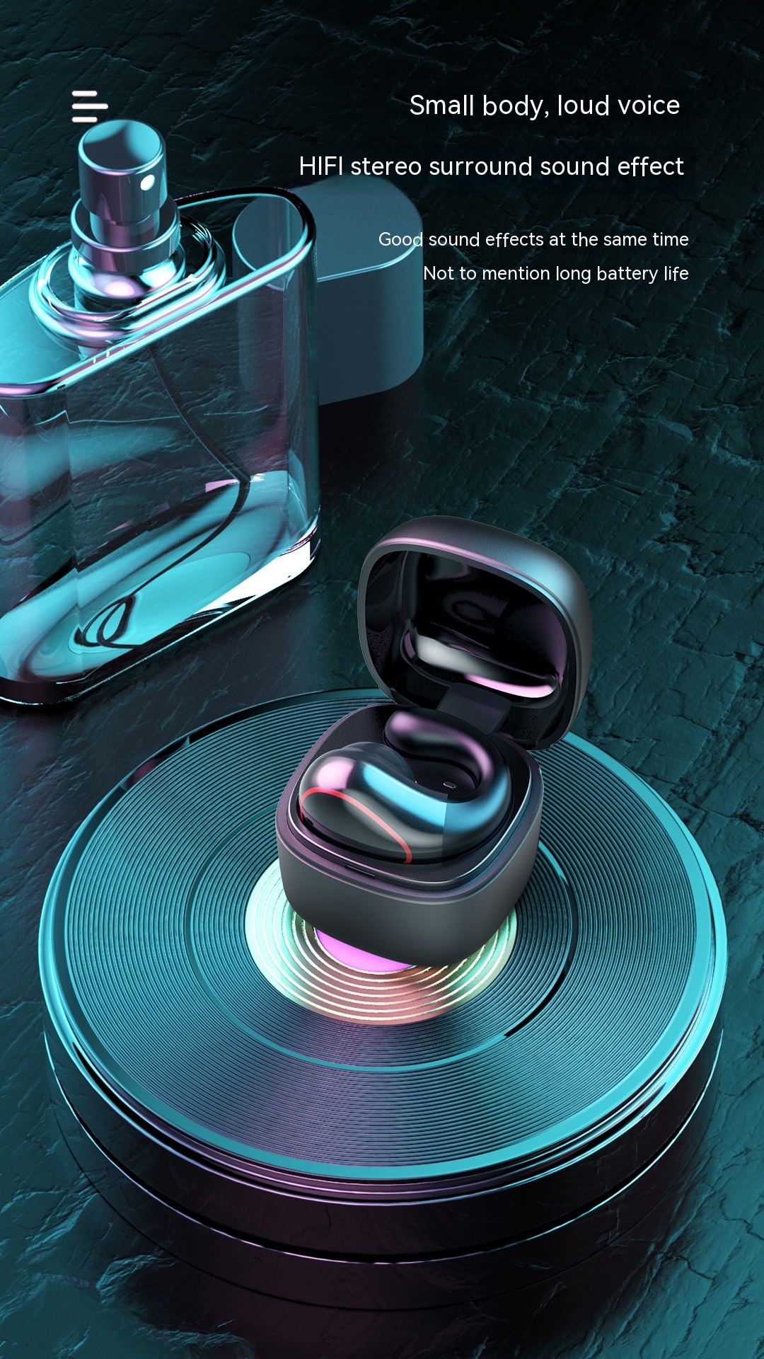 Mini Bluetooth Invisible In-ear Wireless Sports Headset - Image 19