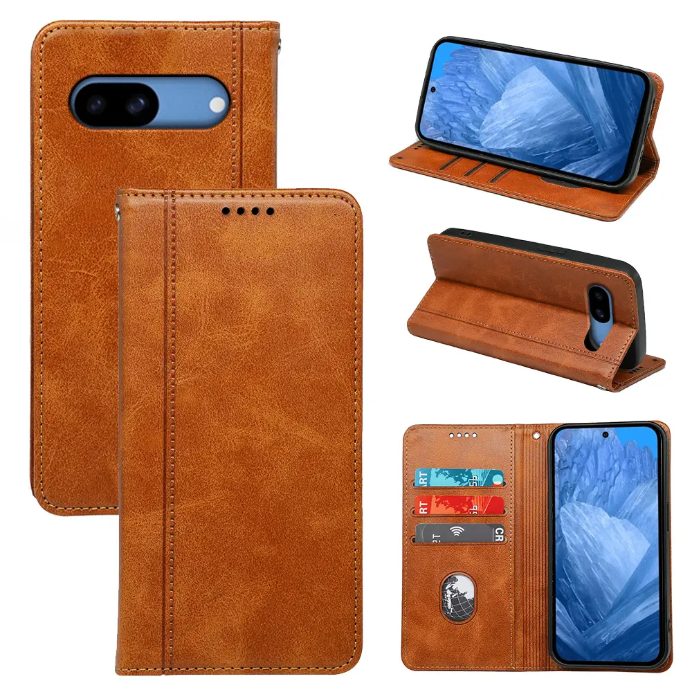Google Phone Leather Case Flip