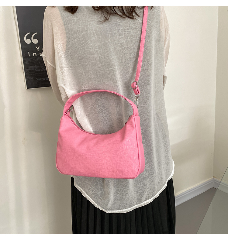 Title 14, Simple Candy Color One Shoulder Underarm Bag Cr...