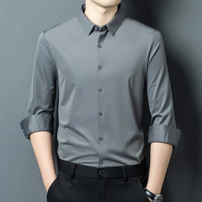 Men's Long Sleeve Shirt Spring Autumn Thin