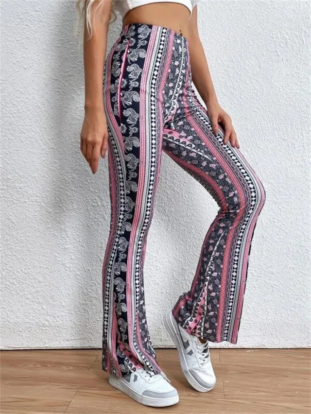 Loose Running Leisure Wide Leg Pants Pink - Shop at LoveMi