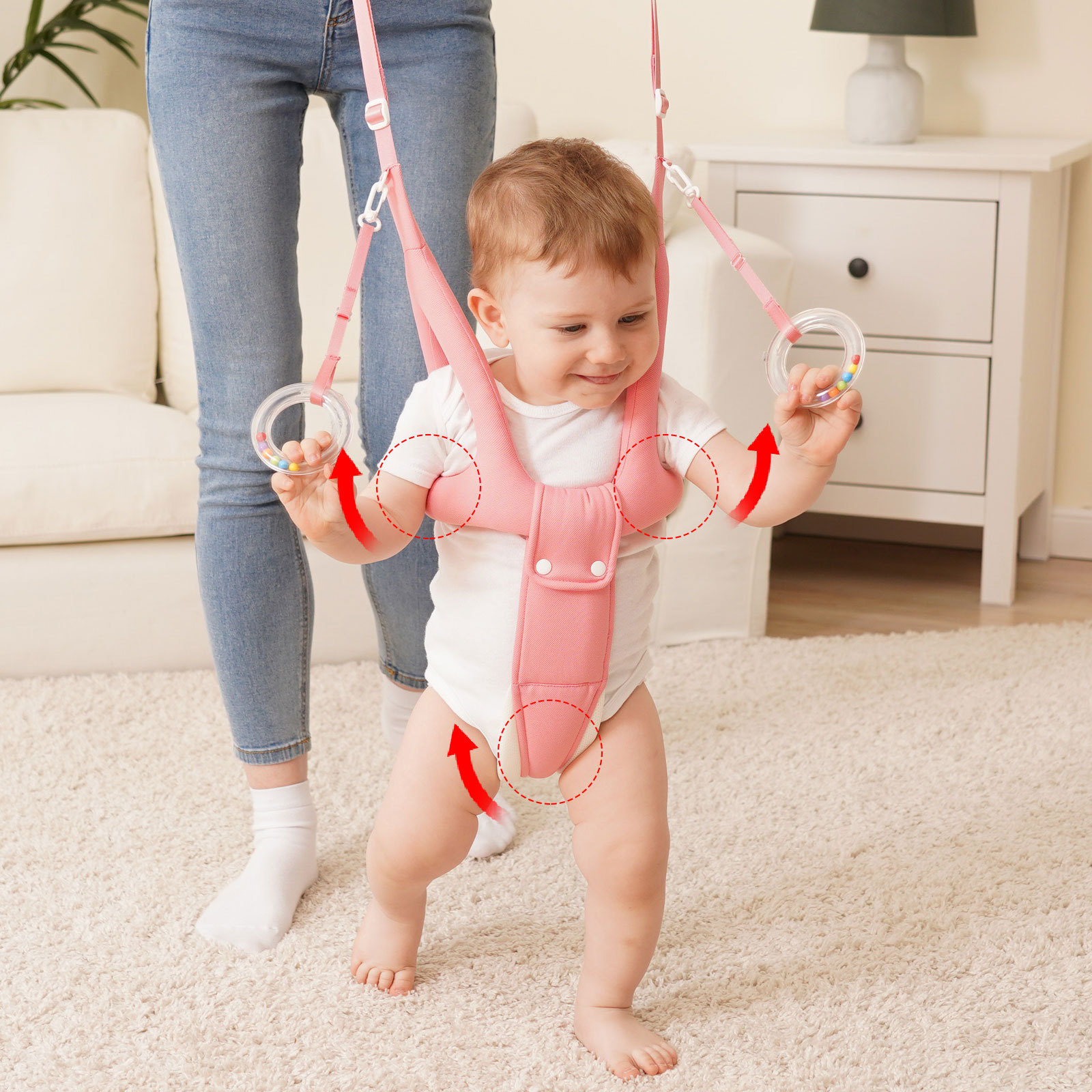 Baby Walking Wings Baby Toddling Walk Hand Holding Rope - CJdropshipping