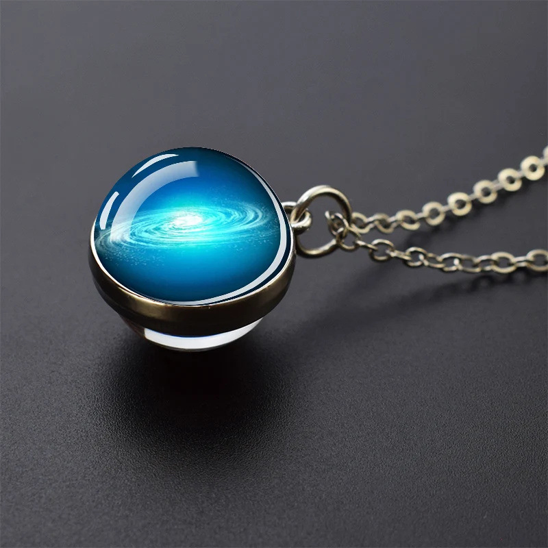 Luminous Sun Nine Planet Necklace