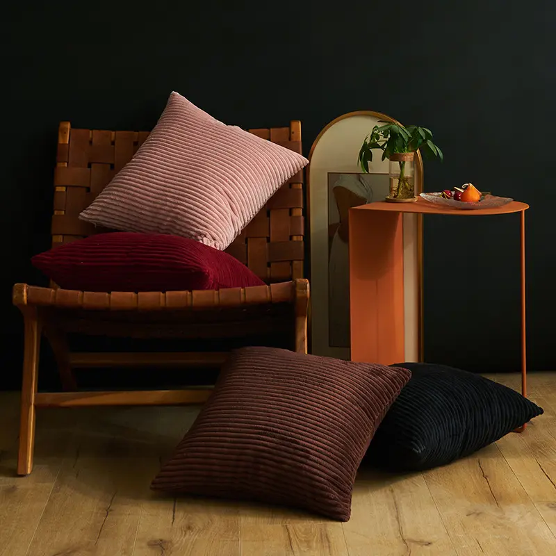 Simple Corduroy Pillowcase Without Insert