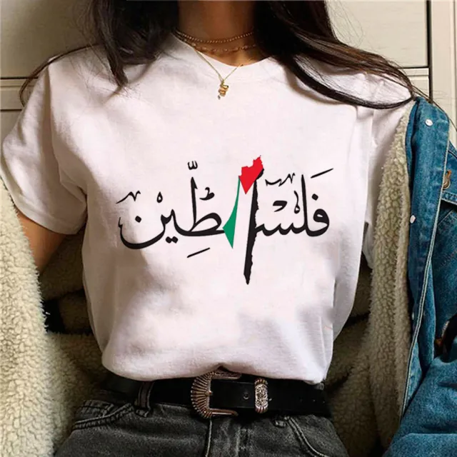 Palestine T shirts Women Comic Japanese Tshirt Female Funny Style 13053 - Shop at LoveMi