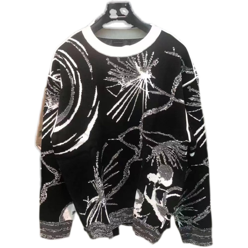 All-match Fashion Home Japanese And Korean Couple Crew Neck Sweater Knitwear