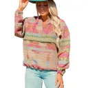 Bk003 Color Sweater-L