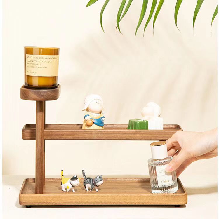 Title 4, Simple Household Multi-layer Wooden Dressing Table