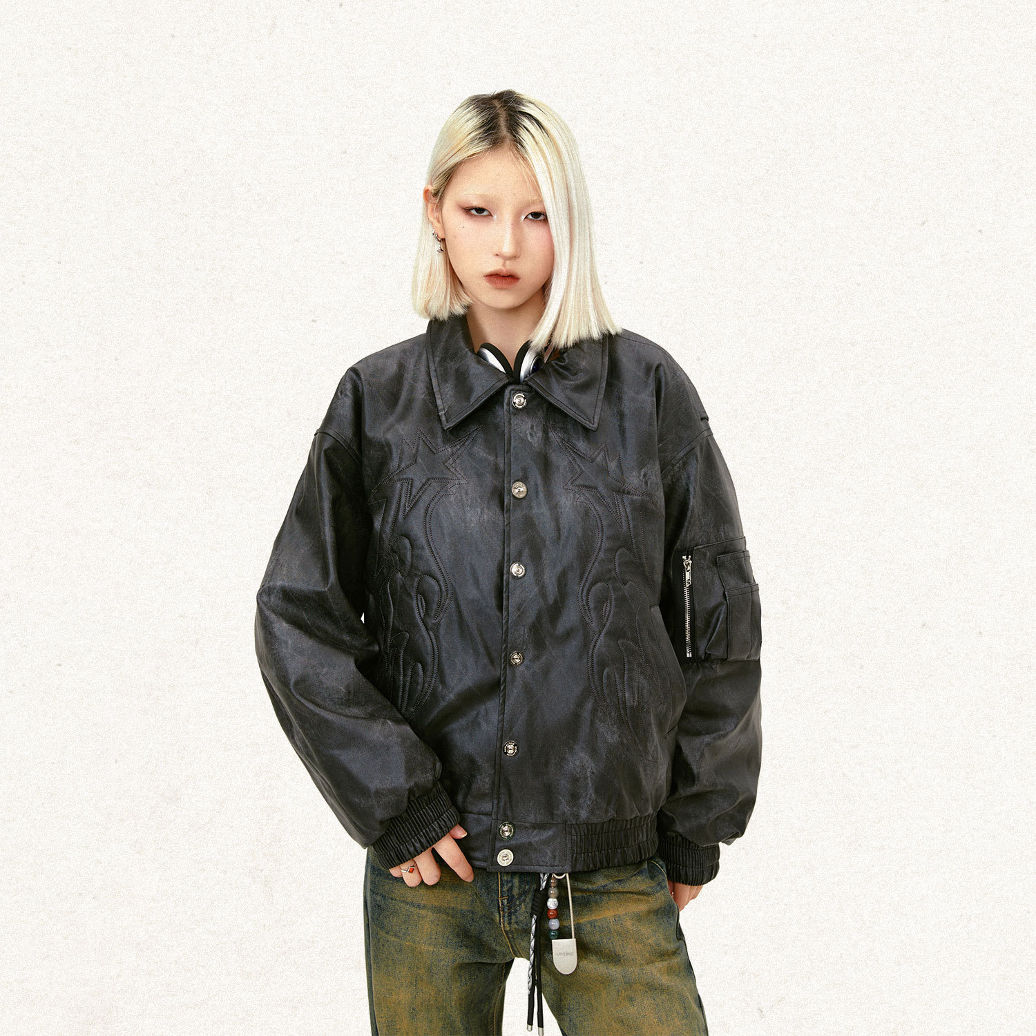 American Retro Street Cotton Coat Jacket