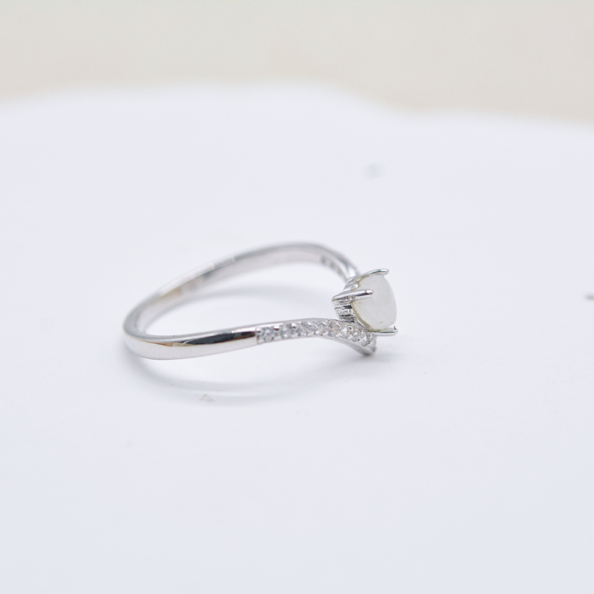 Title 3, S925 Sterling zilveren damesring met micro-inge...