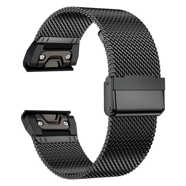 Fenix7X 7Pro 6X 6 Stainless Steel Card Strap Black - Shop at LoveMi