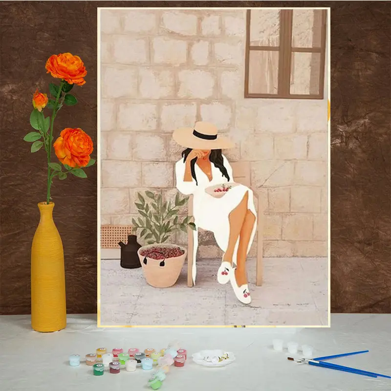 Fashion Hand-painted Color Filling Diy Digital Oil