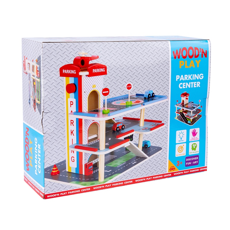 Large-Sized Car Parking Lot Assembly Track Puzzle Toy 2