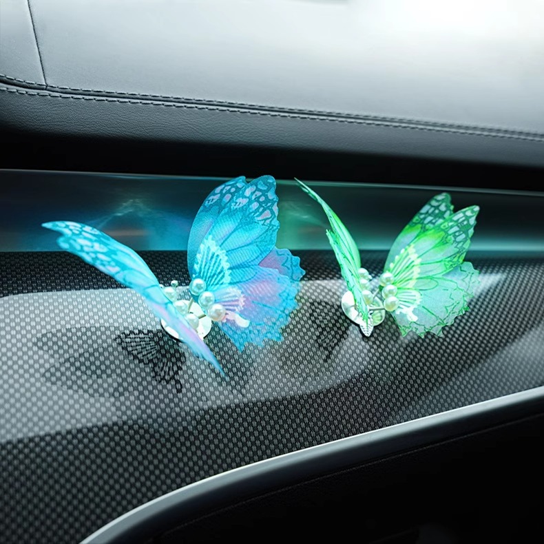 Title 12, New Car Dashboard Butterfly Air Outlet Aromathe...