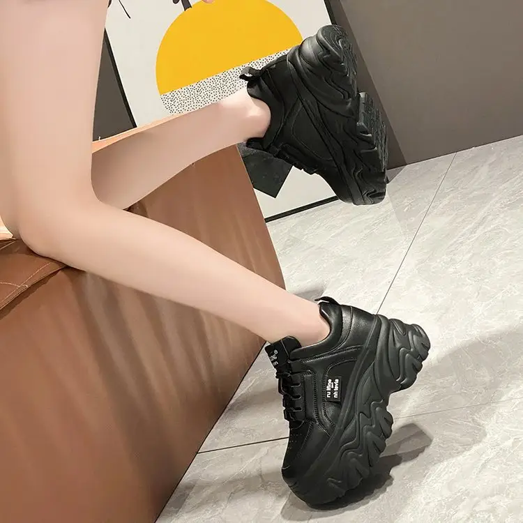 Height Increasing Insole Dad Shoes Women's Spring