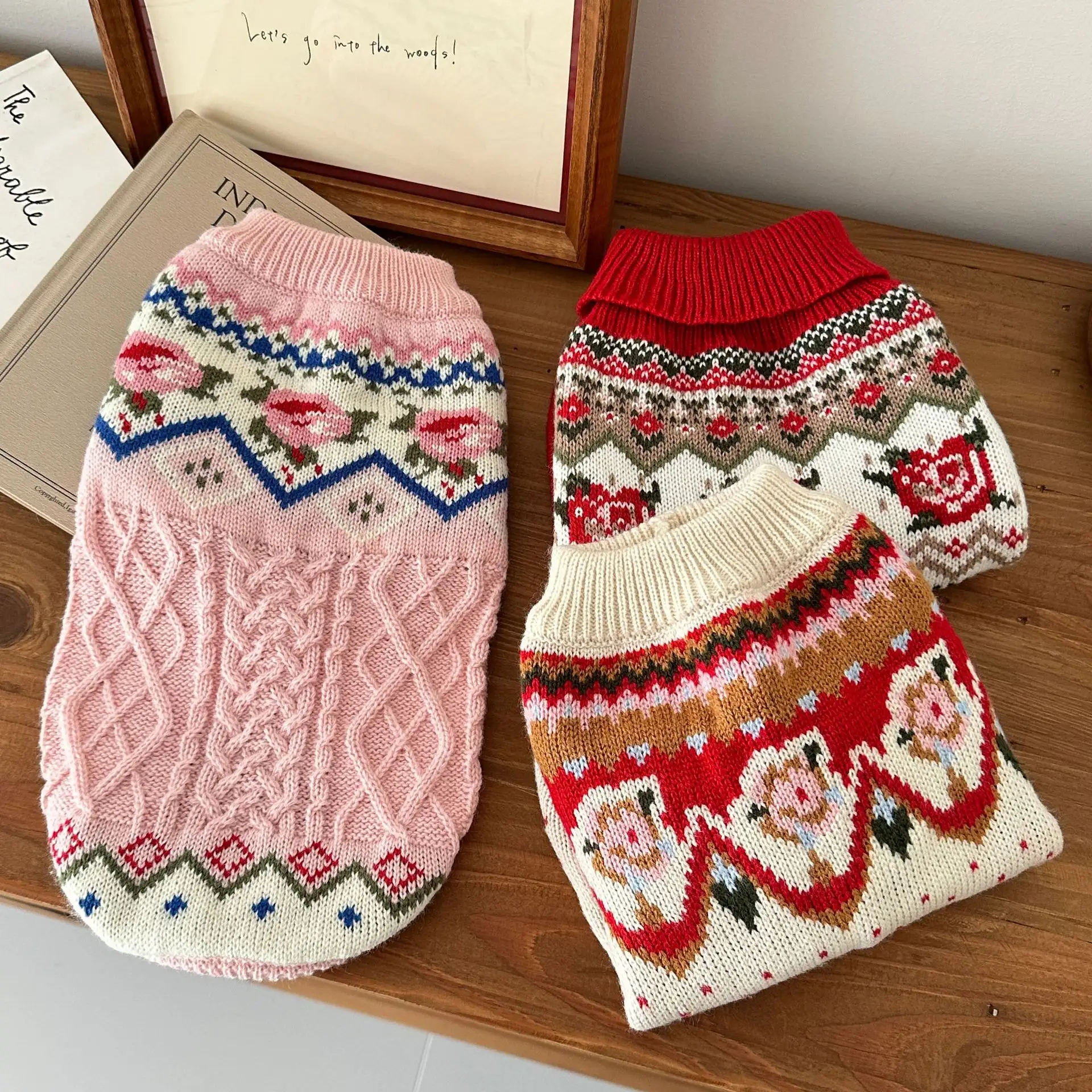 Retro Pet Sweater With