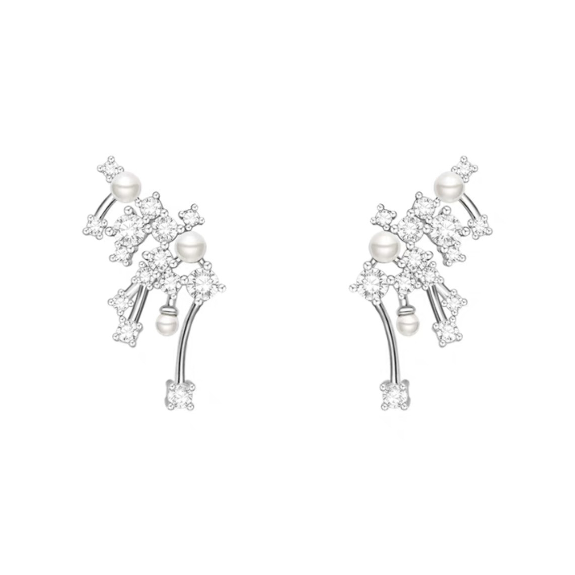 Nebula Earrings Pearl Earrings