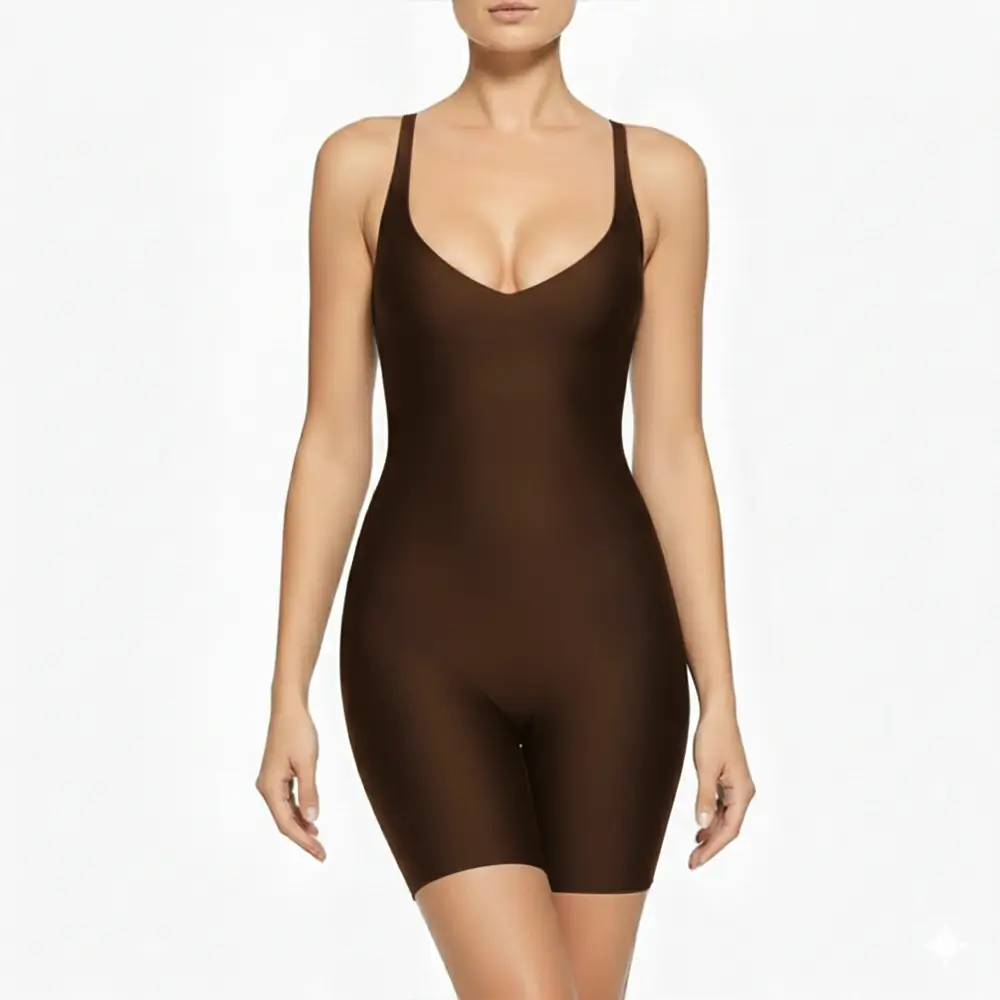 Adjustable-strap Beautiful-back Shaping Bodysuit