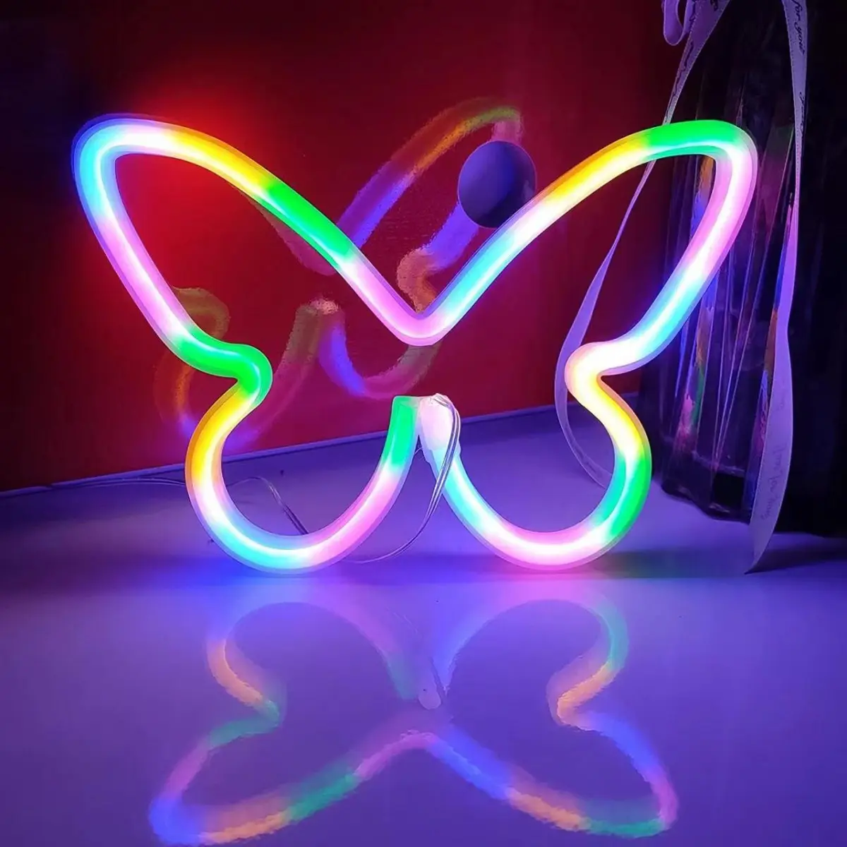 LED Neon Clouds Lightning Notes