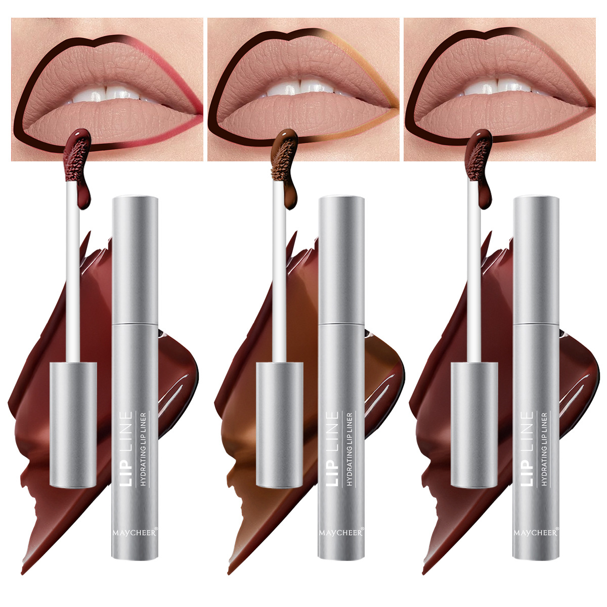 Moisturizing Lip Liner Outline Lip-shaped Water Light Three-dimensional - Image 4