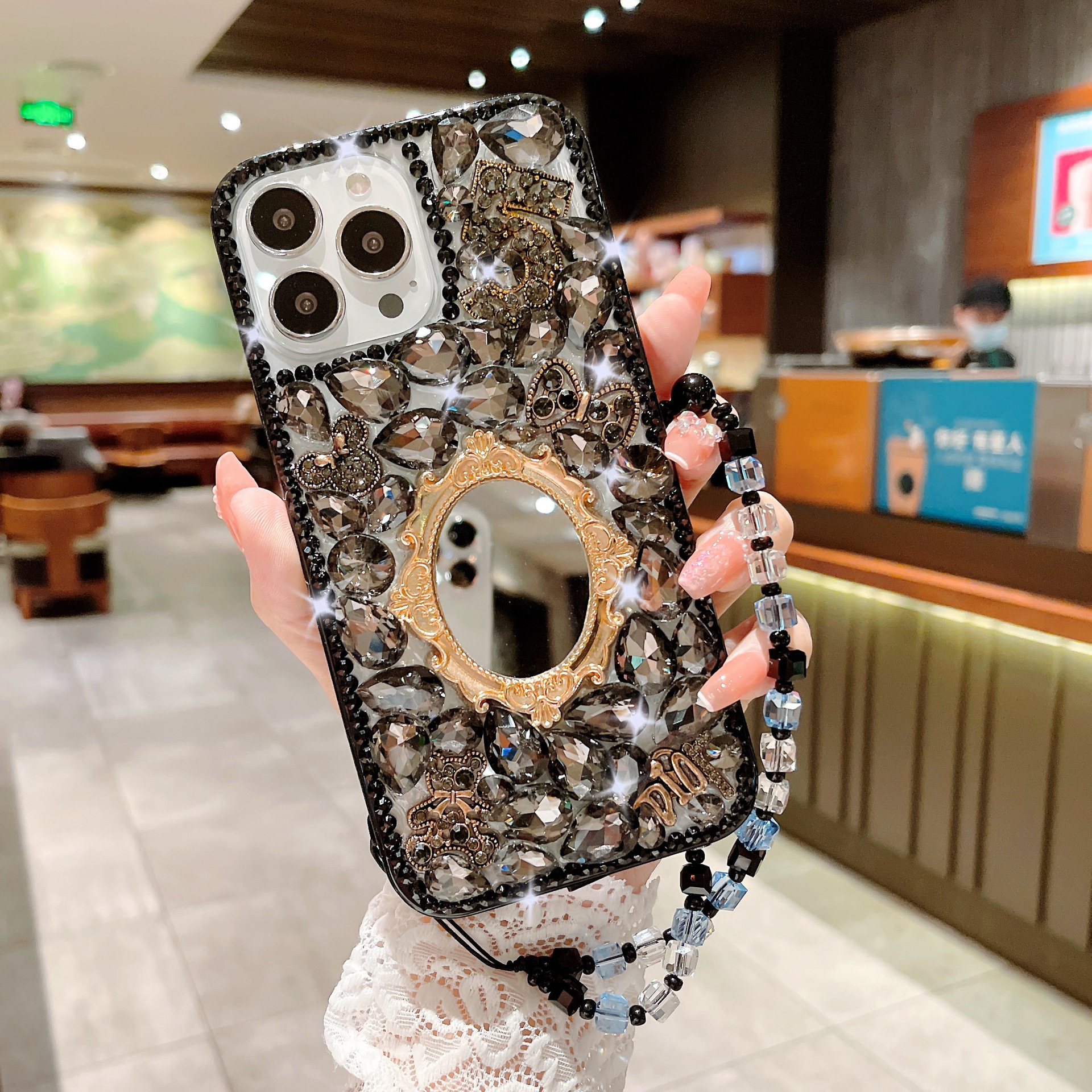 Women's Rhinestone Cover Luxury All-inclusive Protective Case - Image 6