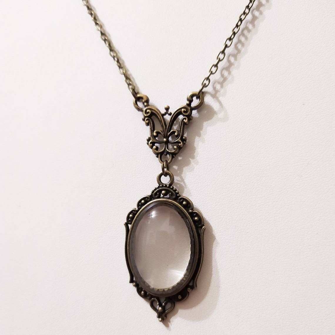 Enlarged Necklace Steampunk Necklace Gift For Book Lovers