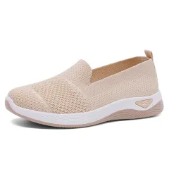 Shoes Soft Bottom Comfortable Old Cloth Shoes Shallow Mouth - Beige - View 1