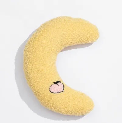 Cat U shaped Pillow And Dog Protect Cervical Spine Yellow Peaches - Shop at LoveMi