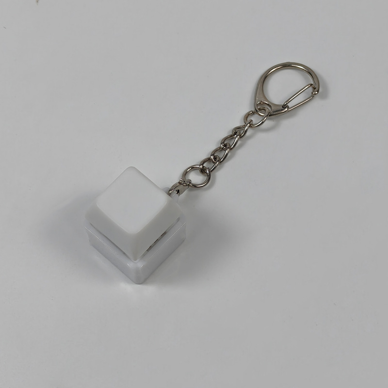 Stress-relief Keychain Toy With Finger-popping Buttons For Venting