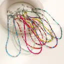 New Dopamine Candy-colored Rice-bead Necklace view 1