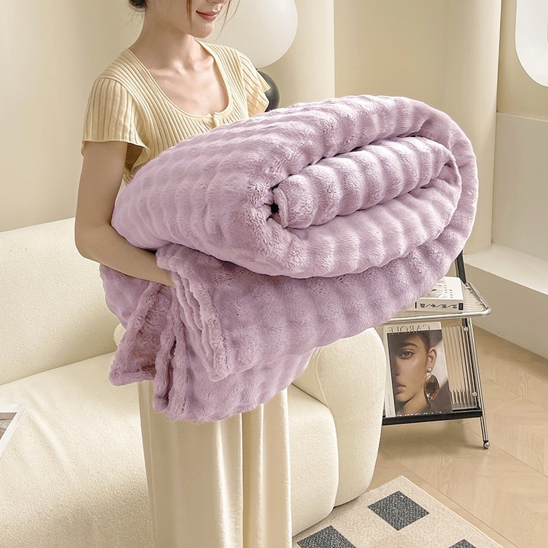 Fleece Bubble Blanket, picture 2 of 9